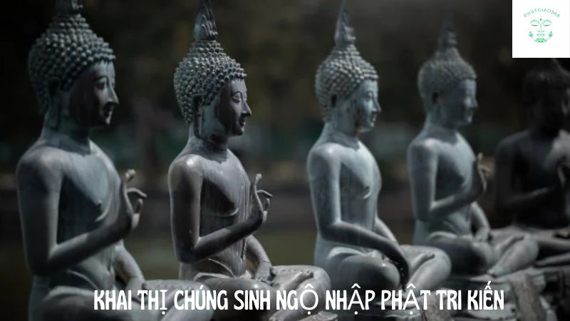 khai thị chúng sinh ngộ nhập phật tri kiến