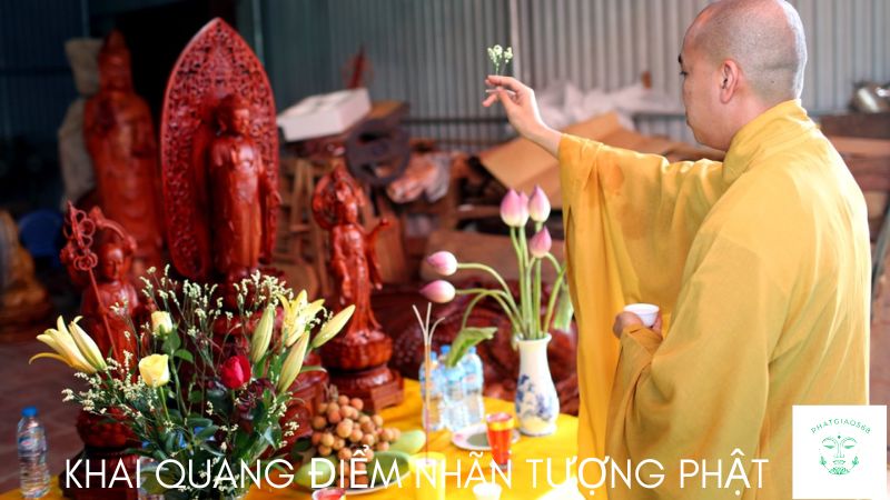 khai quang điểm nhãn tượng phật