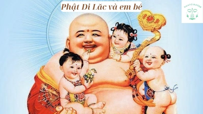 Phật di lặc và em bé